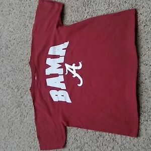 Champs Alabama Crimson Tide Spell Out Graphic Print Red T-Shirt Medium
